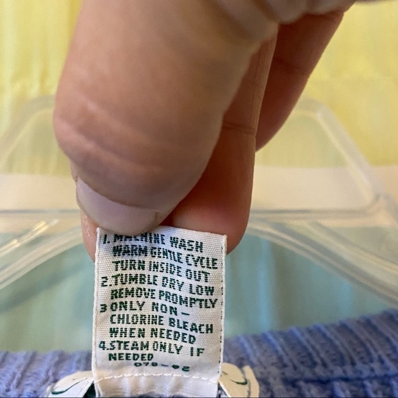 Lacoste Izod Vintage Knit Crewneck Sweater Sz Med - Picture 6 of 9